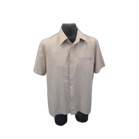 MEXX Classic Beige Short Sleeve Shirt ๐ Size XL - Picture 2 of 5